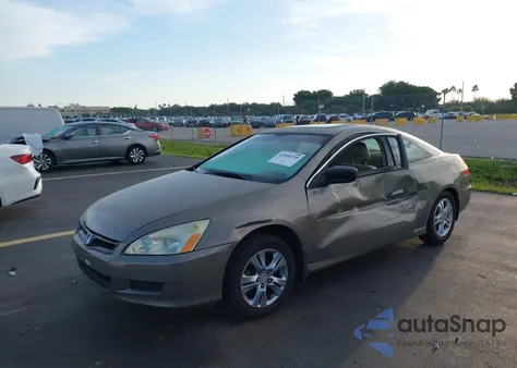 2007 Honda Accord 2.4 Ex из США, поврежденный, VIN 1HGCM72687A016786